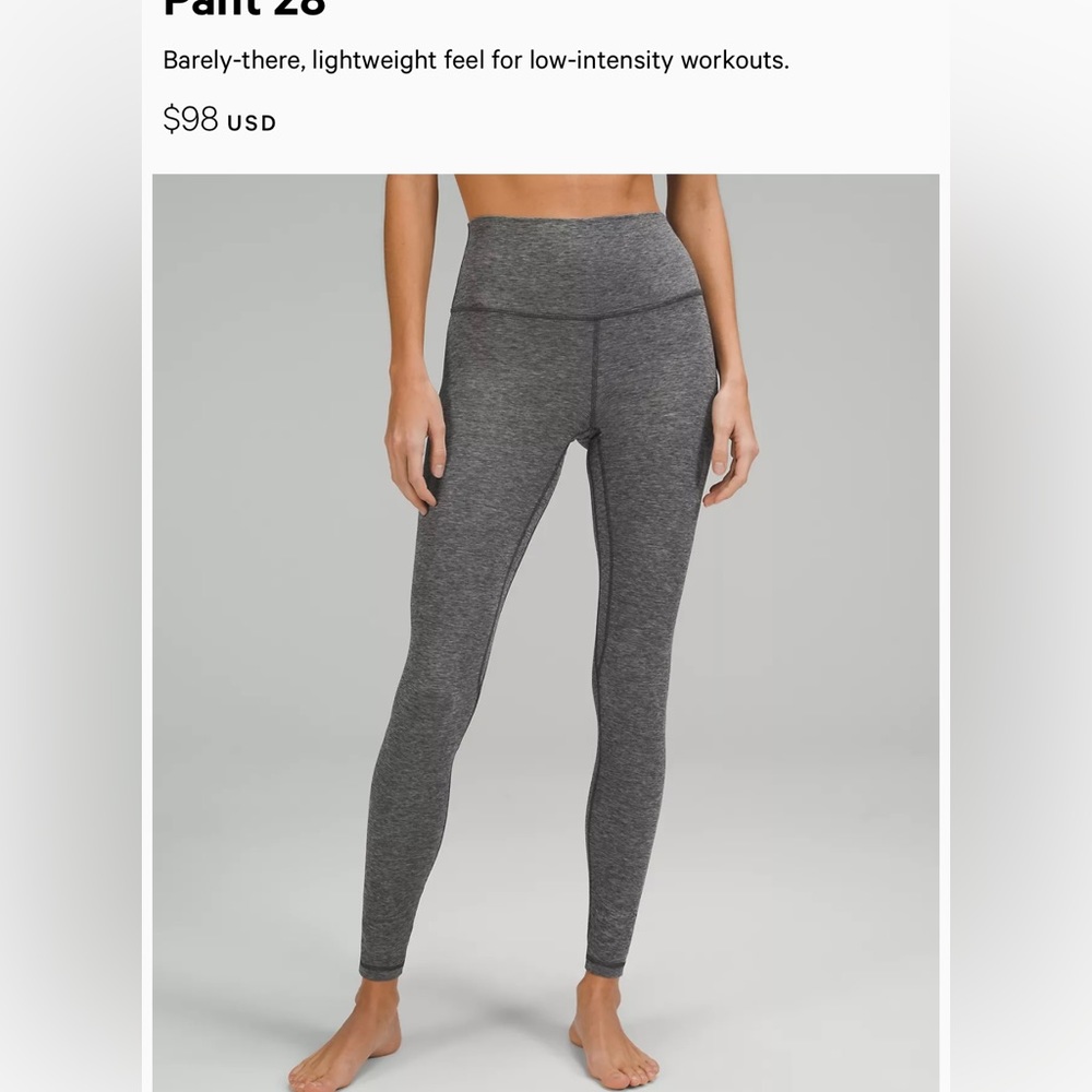 LULULEMON grey leggings